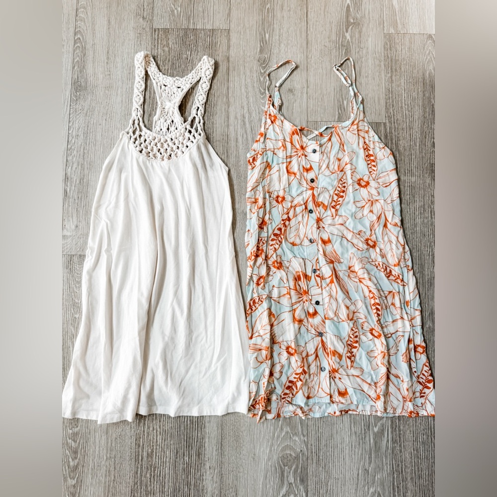 BUNDLE of two cover ups Billabong and Maaji size small